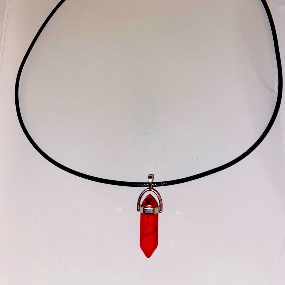 Red Gemstone necklace